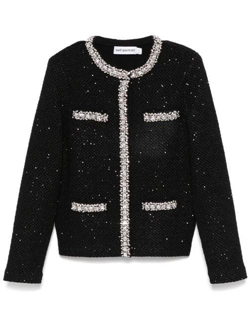 Sequin Jacket SELF PORTRAIT | RS25035CBBLACK